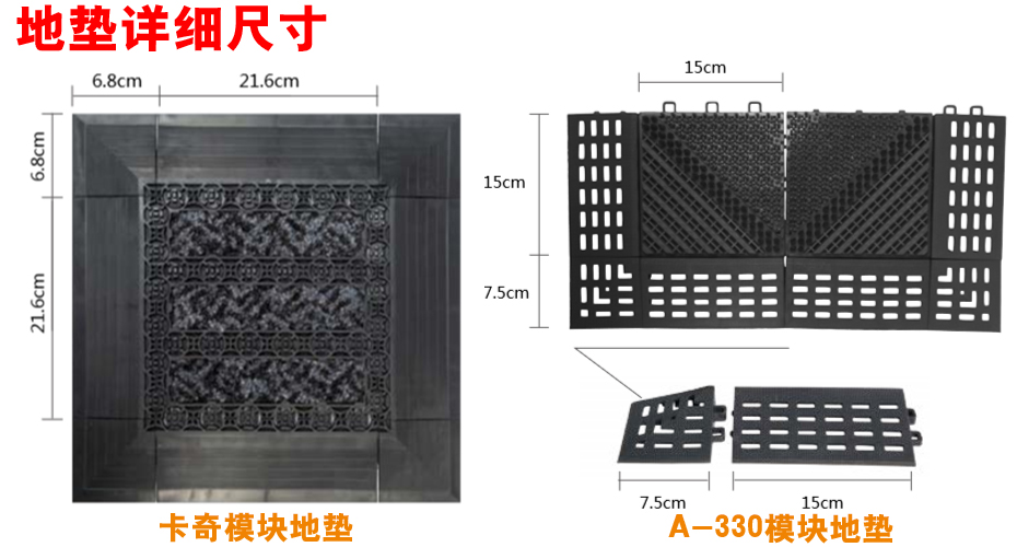 地墊詳細(xì)尺寸