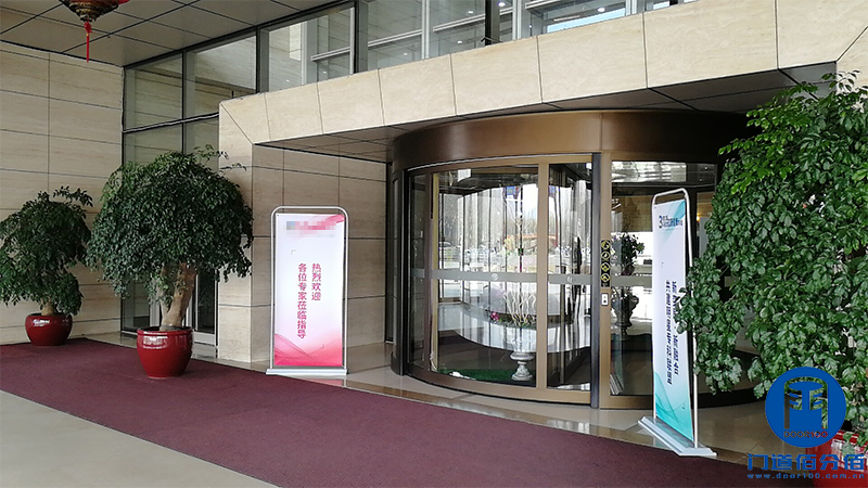 北京海淀某酒店凱必盛自動兩翼旋轉門保養維護服務