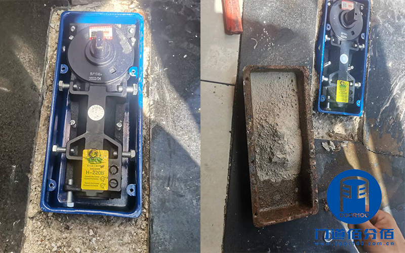 交通運輸部研究院門區(qū)地彈門地簧上下軸維修服務(wù)