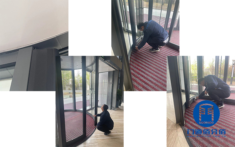 中鐵公司旗下大廈自動門維修保養服務過程