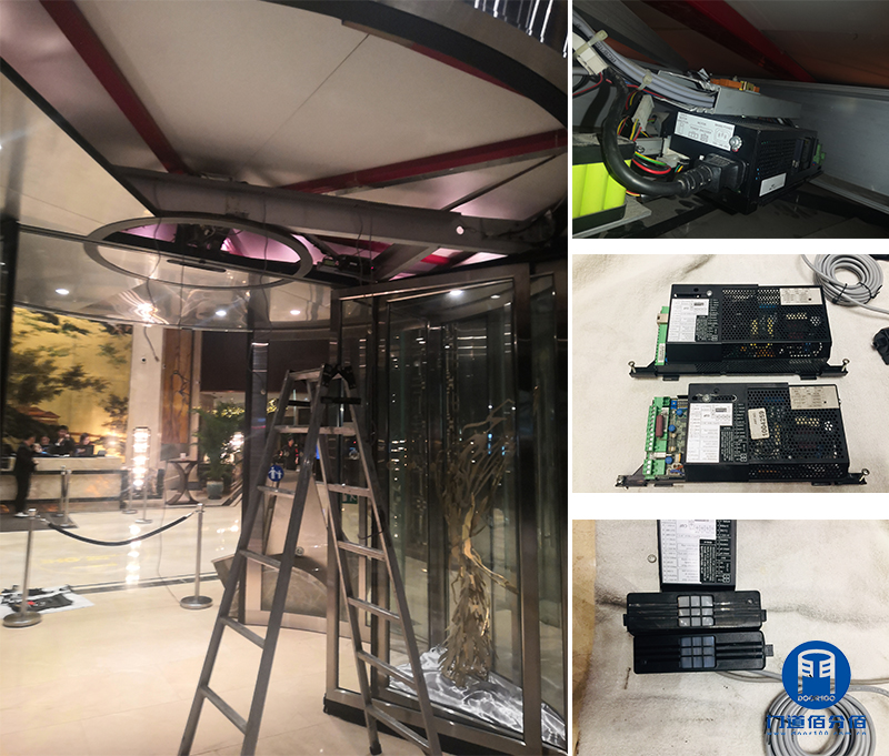 福建福州某洲際酒店自動(dòng)旋轉(zhuǎn)門平移功能維修服務(wù)案例