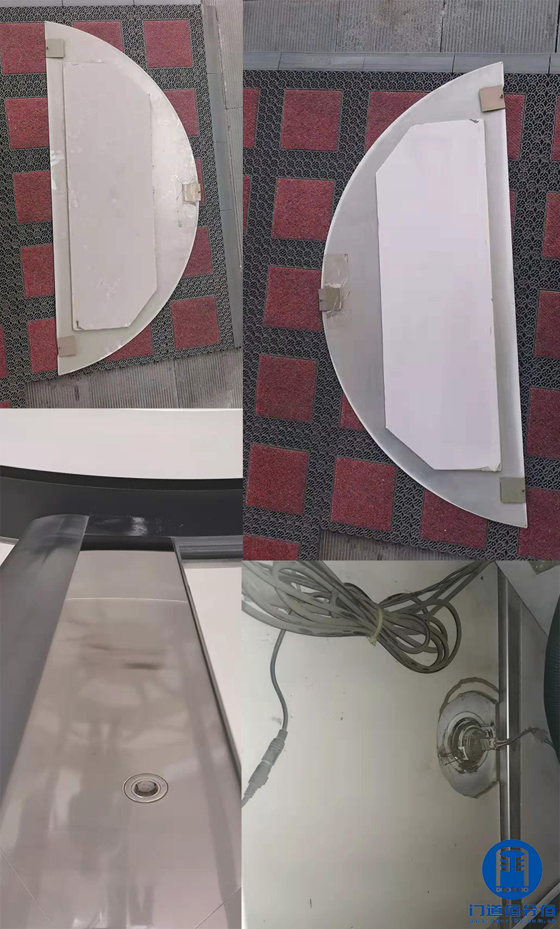 北京昌平區某培訓中心凱必盛自動兩翼旋轉門大保養服務