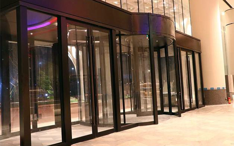 旋轉門邊門/地彈門安裝實操方案