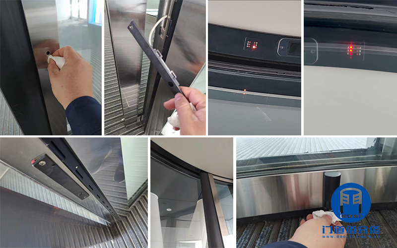 北京某公司辦公樓自動旋轉(zhuǎn)門中間平移門維修服務(wù)