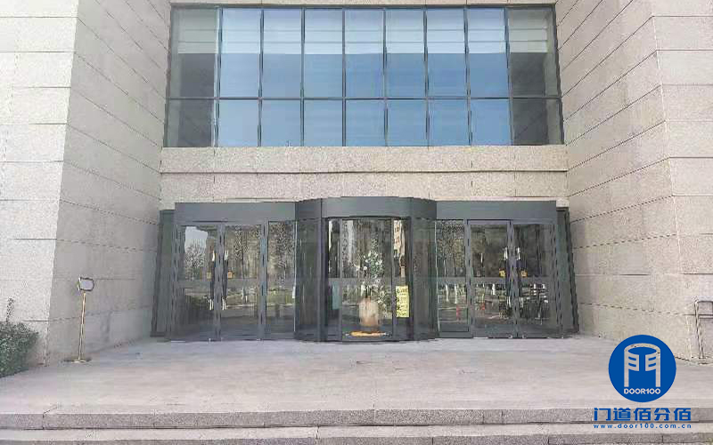 中石化北京會議中心自動旋轉門門區地面改造與整體電器升級服務案例