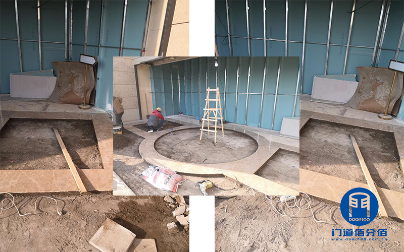 中石化北京會議中心自動旋轉門門區地面改造與整體電器升級服務案例