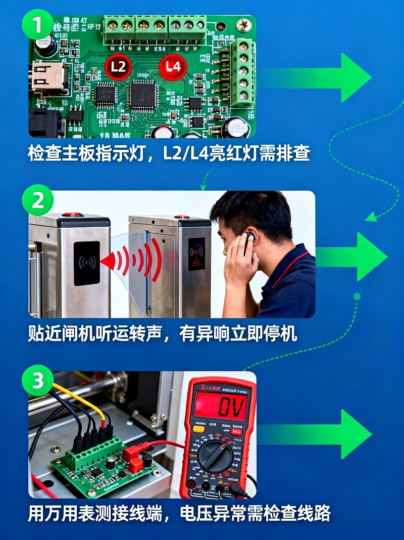 閘機故障排查無水印