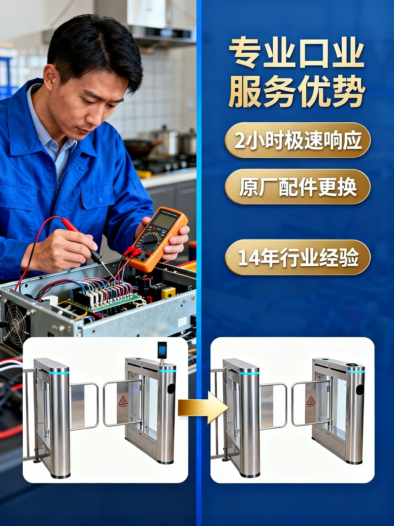 商務閘機維修海報-除水印