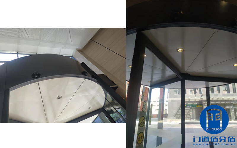 文化館寶盾自動三翼旋轉門巡檢