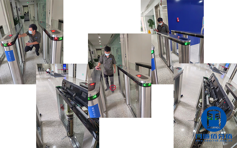 保養案例丨百度大廈寶盾速通門、旋轉門維保服務