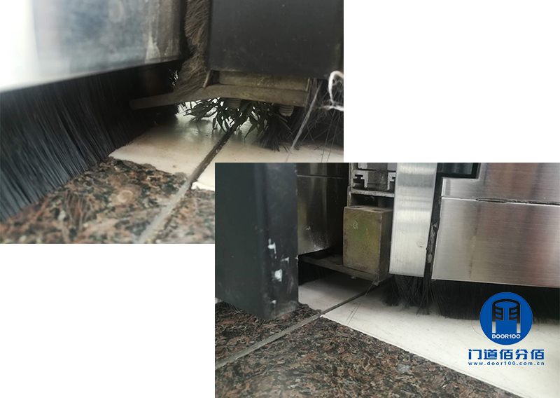 中石化下屬企業石化工程凱必盛兩翼自動旋轉門保養服務