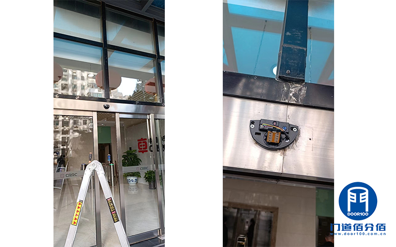 平移式自動門開門感應(yīng)器維修更換實(shí)例分享