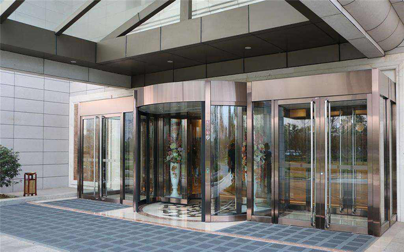 正確挑選旋轉門顏色有效提高建筑整體檔次