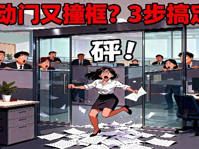 自動門關(guān)閉時撞擊門框？原因分析與完整解決方案