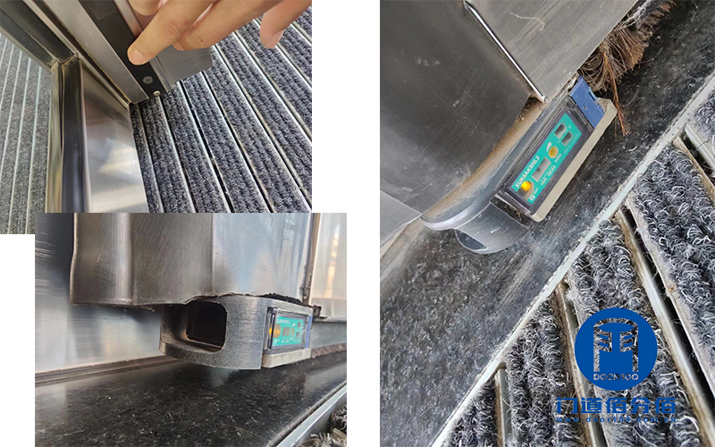 國(guó)家電網(wǎng)辦公樓自動(dòng)兩翼旋轉(zhuǎn)門防夾傳感器維修更換案例