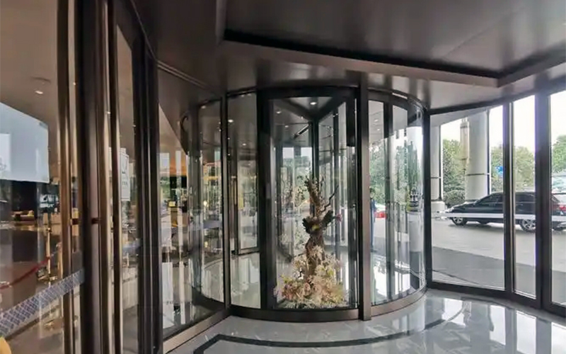 旋轉門安裝質量評估