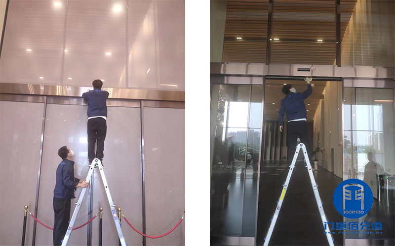 大廈門區(qū)旋轉(zhuǎn)門、自動(dòng)門和平衡門保養(yǎng)案例