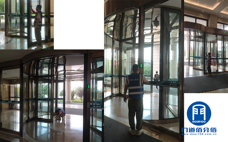 轉門案例丨沈陽兩翼門、三翼門功能巡檢