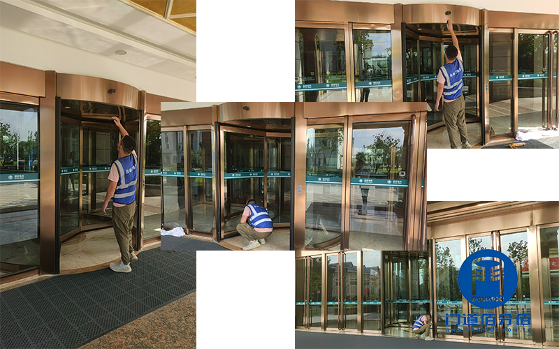 轉門案例丨沈陽兩翼門、三翼門功能巡檢