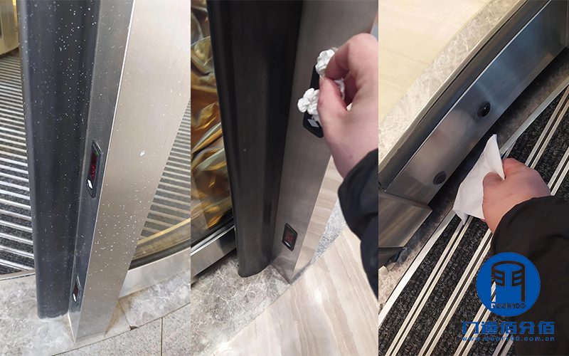 obe歐必翼兩翼、三翼自動(dòng)旋轉(zhuǎn)門(mén)保養(yǎng)全過(guò)程實(shí)錄