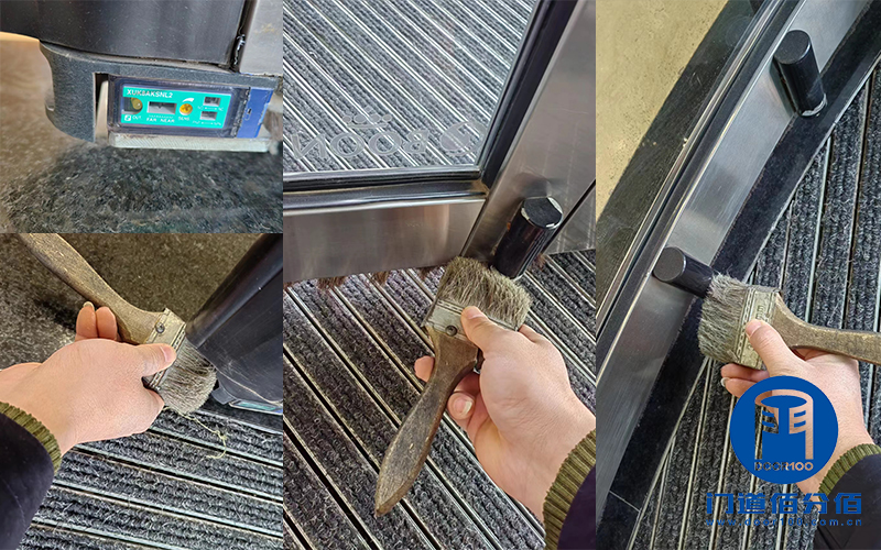 項目案例-國電旗下大廈寶盾旋轉門運行狀態檢查