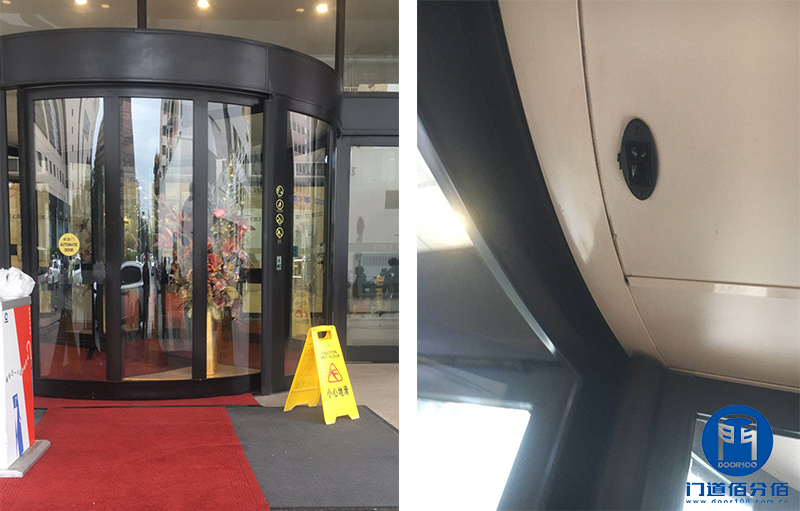 旋轉門感應器自激維修