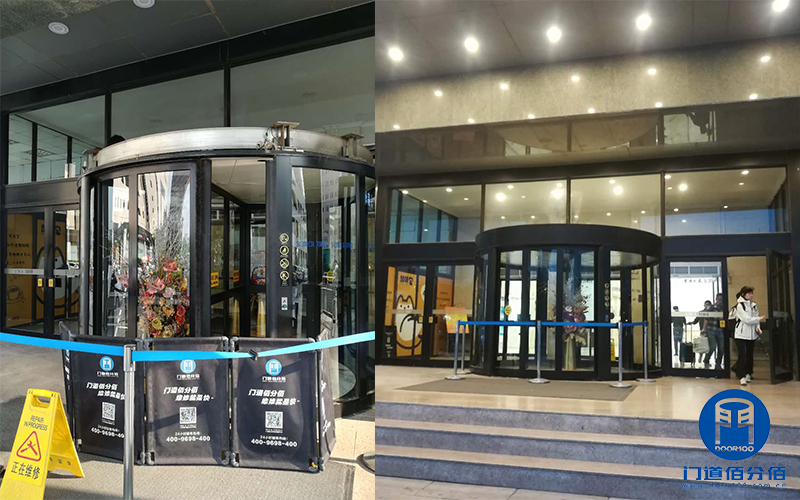 旋轉門升級準備工作