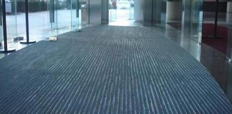 旋轉門鋁合金地墊鋪設、清潔和保養(yǎng)方法